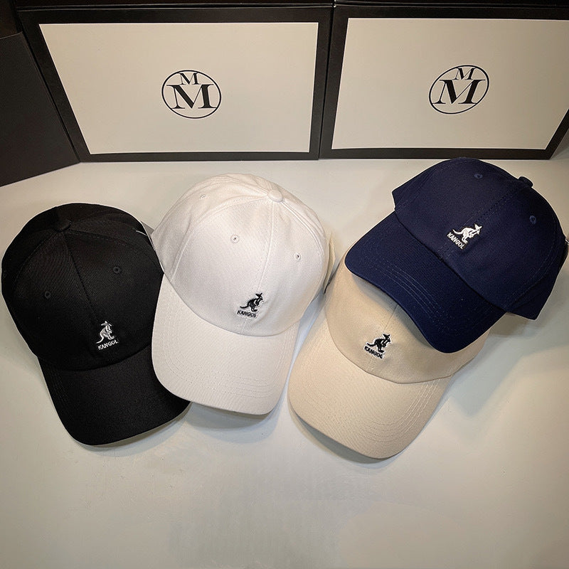 LL Cool J Hat Kangaroo Peaked Cap Letter Embroidery Baseball Cap Sunshade Sun Protection Hat