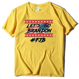 Let's Go Brandon T Shirts Brandon Printed Short-Sleeved T-shirt Women's Bottoming Shirt