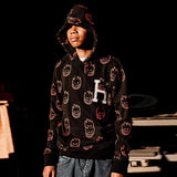 Kanye West Hoodie Skateboard Fireman RJ45 Hooded Sweater Student Loose Pullover Hoodie