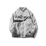 Varsity Jacket for Men Baseball Jackets Spring Retro Color Matching Letters Printed Loose Baseball Jacket Jacket for Men