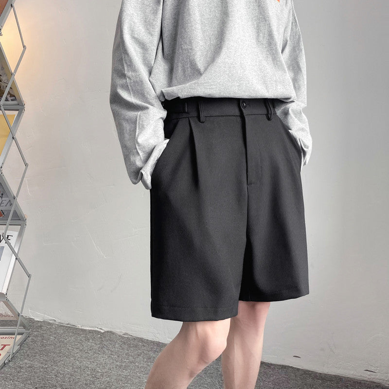 Men's Bermuda Shorts Quality Casual Shorts Men's Suit Shorts