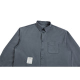 Men Shacket Long Sleeve Autumn Shirt Autumn Simplicity Vintage Loose Youth Fashion Casual Shirt Men