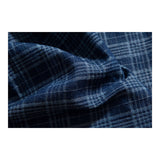 Men Shacket Long Sleeve Autumn Shirt Fall Lapels Cardigan Casual Plaid Shirt