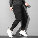 Men plus Size Fall Pants Casual Trousers Fall/Winter Ankle-Tied Workwear Exercise Casual Pants