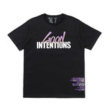 V Lone T Shirt Summer Vlone Joint White Flower Pigeon Printed Men's and Women's Short-Sleeved T-shirt