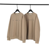 Fog Essentials Long Sleeve round Neck Sweatshirt New York City Architecture Limited Sunset Edition Brushed Hoody