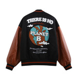 Mens Fall Outfits Vintage Pilot Baseball Uniform Hip Hop High Street Loose Couple Jacket Jacket