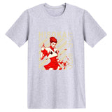 Anime TShirts Aesthetic Men's Shirt Anime Print Fashion Short Sleeve T-shirt Men's Clothing