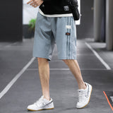 Mens Cargo Shorts Summer Exercise Shorts Men's Fashionable Outdoor Casual Cropped Pants Boys Thin Beach Pants Cropped Pants