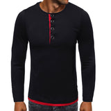 Men's Sports Hoodie Men Sweatshirts Fitness Male's Hoodies Autumn and Winter Decoration round Neck Long Sleeve T-shirt