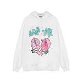 Men Fall Outfits Printed Hoodie Loose Thick Sports Jacket