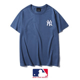 MLB T Shirt Summer round Neck Loose Short Sleeves T-shirt Men and Women