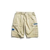 Men Pants Men's Clothes Summer Wear Retro Men's Shorts Casual Loose Two Bags Workwear Fifth Pants Trendy Men
