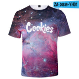 Cookies Shirt Cookies Starry Sky 3D Short Sleeve T-shirt