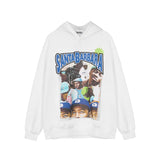 Men Fall Outfits Hip Hop Rock Retro Hooded Sweater Top Hoodie Coat