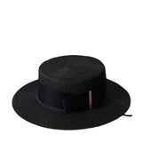 Italian Fedora Hats Women Straw Hat Fashion Top Hat Sun-Proof