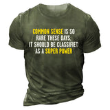 Man T Shirt round Neck Short Sleeve Printed Loose