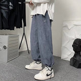 Men Pants Ankle-Tied Drawstring