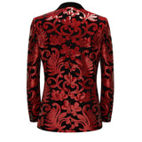 Mens Prom Suits Red Two-Piece Set