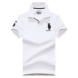 USPA Shirts Polo Shirt Summer Men's Short Sleeve Polo Shirt Cotton Business Lapel T-shirt