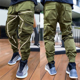 jogging shorts for men Slim Fit Muscle Gym Men Shorts Fall Casual Pants Men's Multi-Pocket Overalls Loose Straight Outdoor Running Trousers