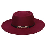 Cam Newton Hats Flat Top Jazz Top Hat Autumn and Winter Warm Men and Women British Woolen Hat