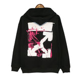 Autumn And Winter Arrow Hand Painted Graffiti Hooded Sweater Men And Women