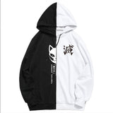 Split Hoodie Demons and Angels Kimetsu No Yaiba Peripheral Stove Door Tanjirou