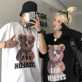 Harajuku Clothing Men's Tshirt Classic Retro Shirts Summer Printed Loose Short Sleeve T-shirt Men and Women Fashion