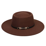 Cam Newton Hats Flat Top Jazz Top Hat Autumn and Winter Warm Men and Women British Woolen Hat