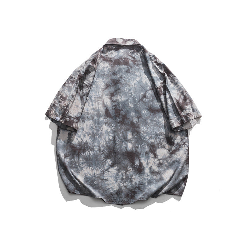 2022 Summer man t shirt Tie-Dye Short Sleeve Shirt