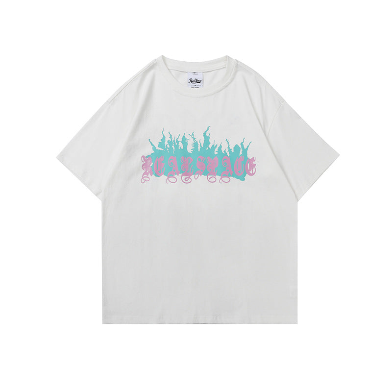 2022 Summer man t shirt Letter Print Short-Sleeve