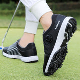 Mens Golf Shoes Movable Nail Set Foot Automatic Knob Breathable