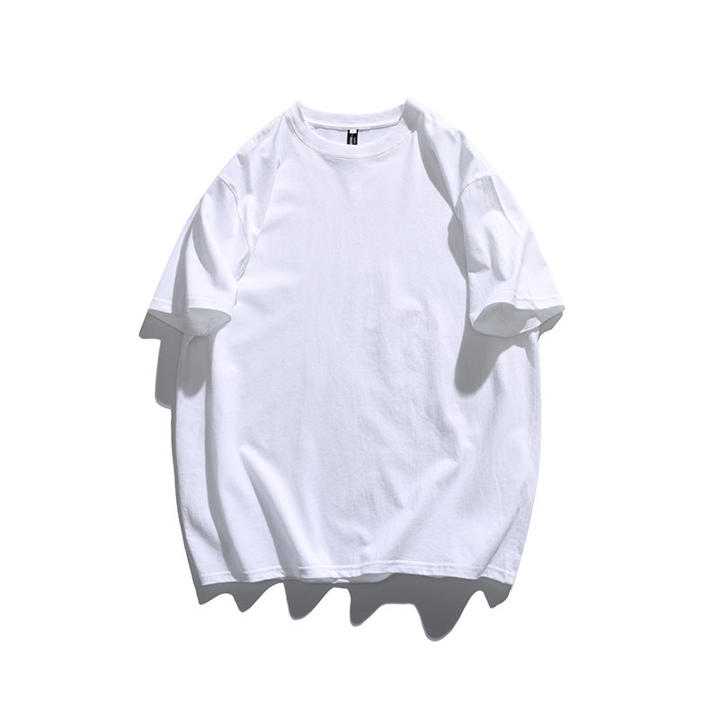 2022 Summer Man T Shirt Pure Color Casual Versatile