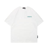 Men's T Shirt Summer Casual Tops Fashion Brand Letter Print Short-Sleeve T-shirt Men's Harajuku Style Half Sleeve Street Fashion Loose Pullover