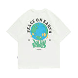 Men T Shirt Summer Casual Tops Men's Clothes Summer Wear Vintage Men's round Neck Short Sleeve Casual Loose Ball Printed T-shirt