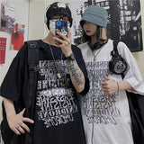 Harajuku Clothing Men's T-shirt Classic Shirts Short Sleeve T-shirt Male and Female Large Size Retro Sports