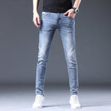 Man Spring Summer Jeans Spring Quality Slim Fit Stretch Skinny Jeans Men plus Size Retro Sports Trousers Men Jeans