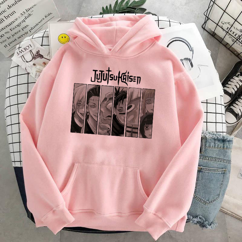 Anime Hoodie Hoodies Pullover Cosplay Costume Autumn and Winter Fleece Printed Student Hoodie Men