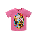 A Ape Print for Kids T Shirt Summer Fashion Brand Short Sleeve T-shirt