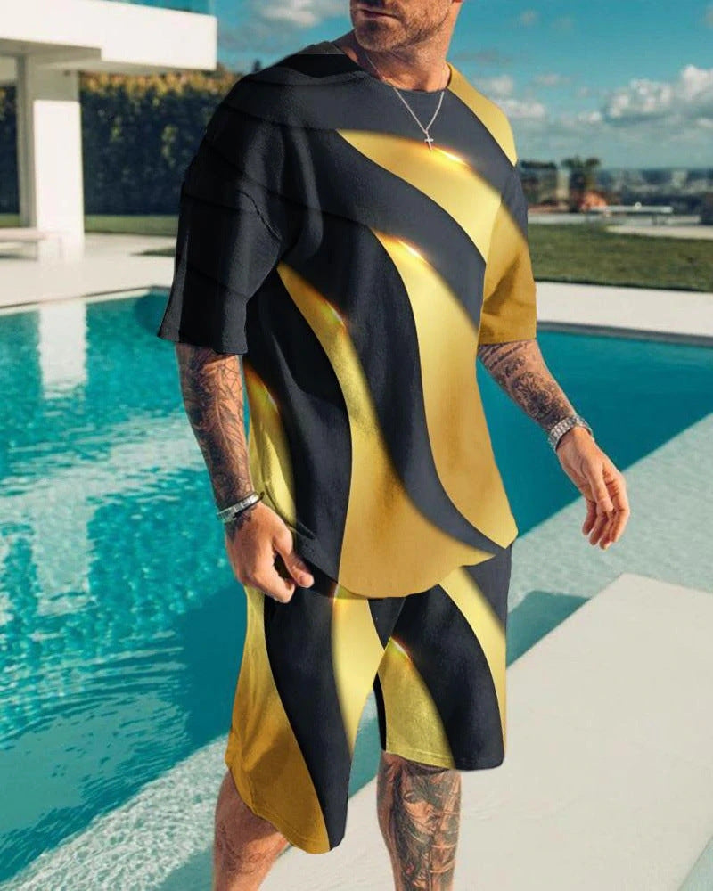 3D T Shirt Sleeve Shirt Printed Sky