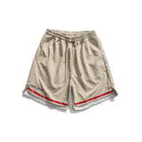 Men Pants Men's Clothes Summer Wear Retro Men's Shorts Casual Loose and Elastic Contrast Color Shorts Fashion