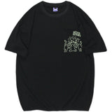Men T Shirt Summer Casual Tops Men's Clothes Summer Wear Retro Men's round Neck Short Sleeve Casual Loose Little Man Printed T-shirt