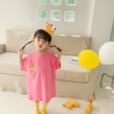 Baby Smiley Printed Shirt Girls' Short Sleeve