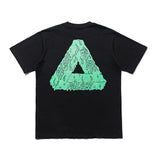 Palace T Shirt Triangle Mark Embroidered Letter Print
