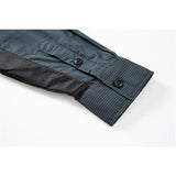 Men Shacket Long Sleeve Autumn Shirt Autumn Color Contrast Patchwork Loose Casual Shirt Men