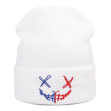 Yankee  Winter Hat Embroidery Men and Women Autumn and Winter Warm Knitted Hat