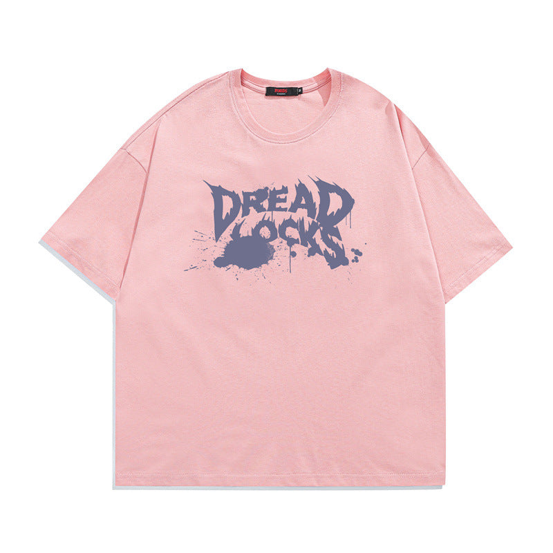 2022 Summer man t shirt Letter Print Short-Sleeve