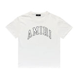 Amiri T Shirt Letter Print Casual Round Neck