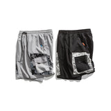 Mens Cargo Shorts Summer Trendy Patchwork Paisley Big Workwear with Pocket Shorts Loose Fifth Pants Beach Pants Men